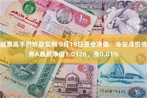 股票高手的炒股实例 8月19日基金净值：华安沣悦债券A最新净值1.0126，涨0.01%