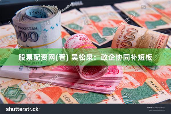 股票配资网(晋) 吴松泉：政企协同补短板