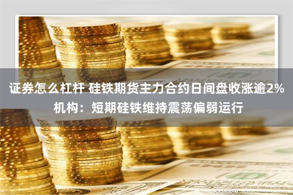 证券怎么杠杆 硅铁期货主力合约日间盘收涨逾2% 机构：短期硅铁维持震荡偏弱运行