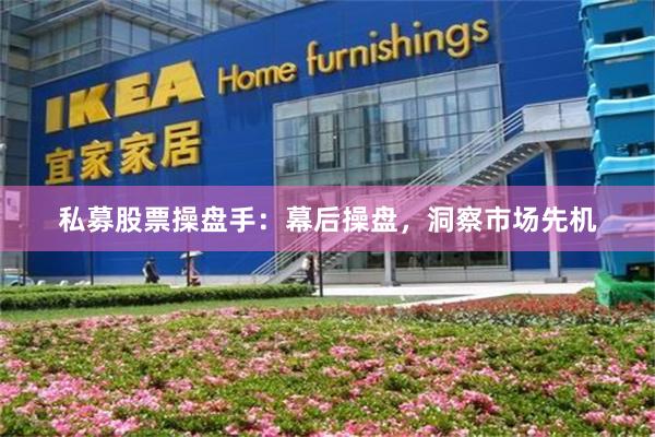 私募股票操盘手：幕后操盘，洞察市场先机