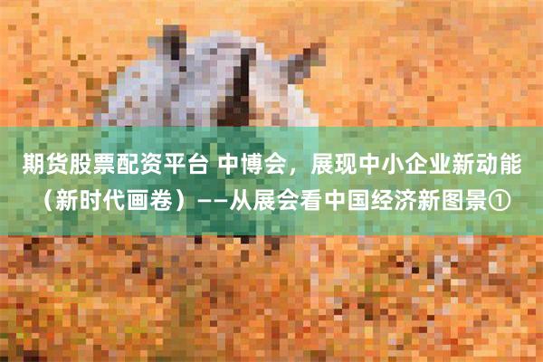期货股票配资平台 中博会，展现中小企业新动能（新时代画卷）——从展会看中国经济新图景①