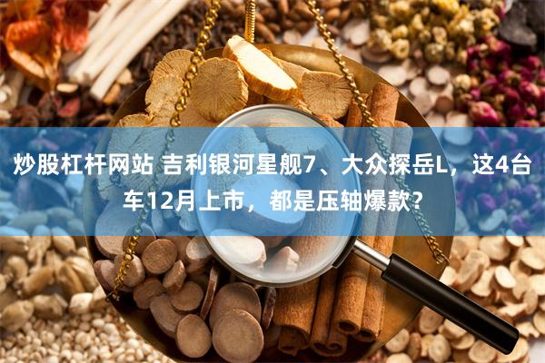 炒股杠杆网站 吉利银河星舰7、大众探岳L，这4台车12月上市，都是压轴爆款？