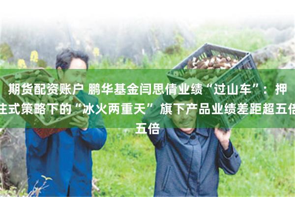 期货配资账户 鹏华基金闫思倩业绩“过山车”：押注式策略下的“冰火两重天” 旗下产品业绩差距超五倍