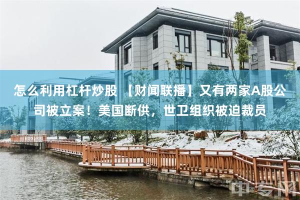 怎么利用杠杆炒股 【财闻联播】又有两家A股公司被立案！美国断供，世卫组织被迫裁员
