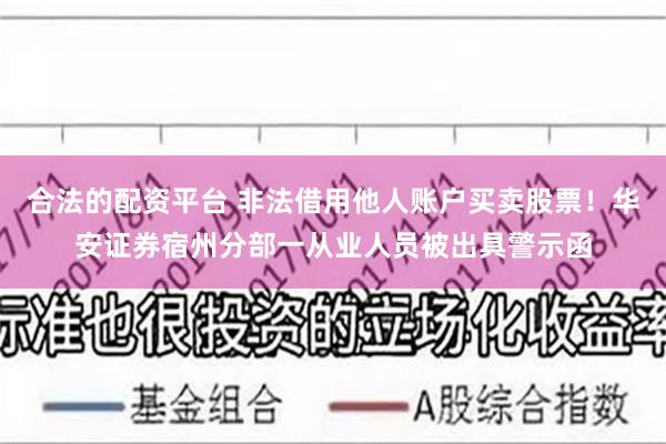 合法的配资平台 非法借用他人账户买卖股票！华安证券宿州分部一从业人员被出具警示函