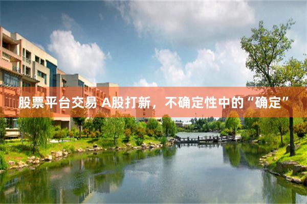 股票平台交易 A股打新，不确定性中的“确定”