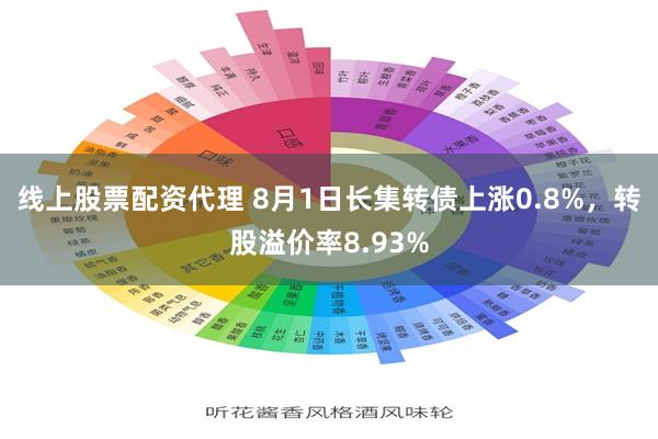 线上股票配资代理 8月1日长集转债上涨0.8%，转股溢价率8.93%